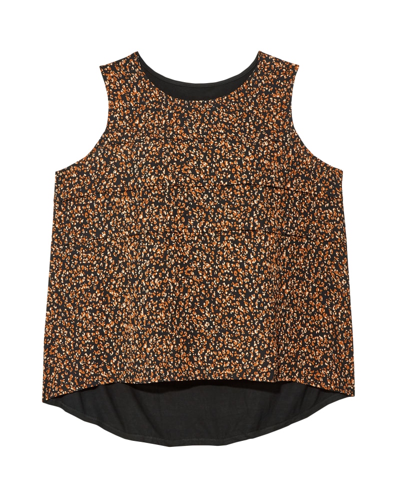 Front of plus size Courtney Tiered Tank by Downing Studio | Dia&Co | dia_product_style_image_id:119601